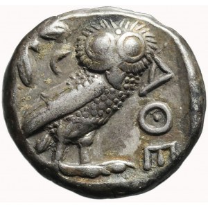 Grecja, Attyka, Ateny, Tetradrachma, ok. 440-400 pne, Sówka