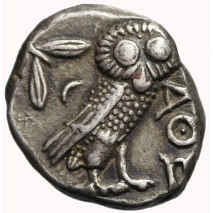 Grecja, Attyka, Ateny, Tetradrachma, ok. 440-400 pne, Sówka