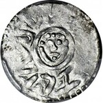 RR-, Bolesław III Krzywousty 1107-1138, denar wrocławski przed 1107