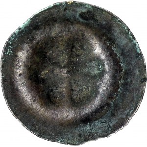 R-, Pomorze zachodnie, Brakteat XIII-XIVw., Stargard, sześcioramienna gwiazda