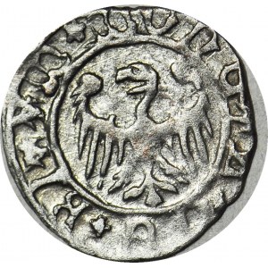 RR-, Księstwo Bytomskie, Halerz 1431-1452, Bytom, Eufemia bądź synowie, R7, błąd BITM