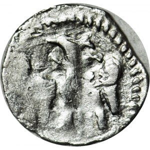 R-, Jadwiga i Władysław Jagiełło 1386-1399, Denar, Wschowa, R6