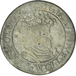 RRR-, Sigismund I. der Alte, Erster Polnischer Trojak 1528, Krakau, Kopf heraldisch links, T50mk, R7