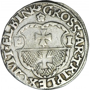 R-, Zygmunt I Stary, Trojak 1536, Elbląg, ELBINK