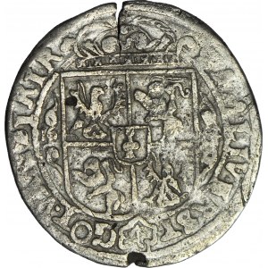 RR-, Zygmunt III Waza, Ort 1624, typ bydgoski, fałszerstwo z epoki w słabym srebrze