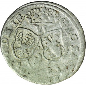 RRR-, Jan III Sobieski, Szóstak 1683, typ bydgoski, naśladownictwo w dobrym srebrze