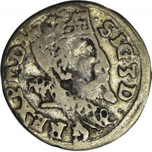 RR-, Zygmunt III Waza, Trojak 1599, anomalny lub naśladownictwo w dobrym srebrze