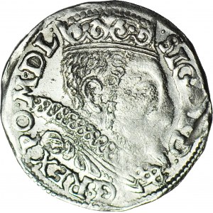 RR-, Sigismund III Vasa, Troika 1598, Poznań, date punch 1597/1598