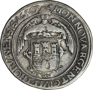 RRR-, Zygmunt III Waza, PÓŁTALAR 1630 H-L, Toruń, T.60mk, R8
