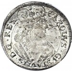 RR-, Karol X Gustaw, Szóstak 1659, Elbląg, duża rozeta