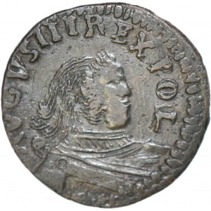 RR-, August III Sas, Grosz, fałszerstwo z epoki