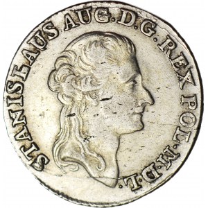 Stanisław A. Poniatowski, Złotówka 1790 EB, piękny