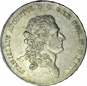 RR-, Stanisław A. Poniatowski, Talar 1782, bardzo rzadki, nakład 1542szt.