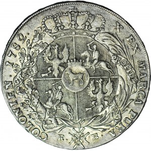 RR-, Stanisław A. Poniatowski, Talar 1782, bardzo rzadki, nakład 1542szt.