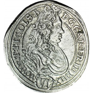 Śląsk, Księstwo Oleśnickie, Karol Fryderyk, 6 krajcarów 1713