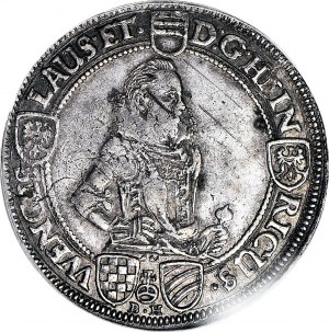RR-, Śląsk, Księstwa Ziębicko-Oleśnicki, Henryk Wacław i Karol Fryderyk, Półtalar 1620, Oleśnica, R4