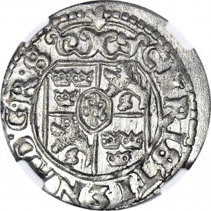 Krystyna Waza, Półtorak 1648, Ryga, Okupacja Szwedzka Inflant, menniczy
