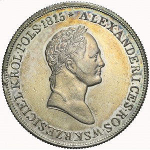 Królestwo Polskie, Aleksander I, 5 złotych 1829, ładne