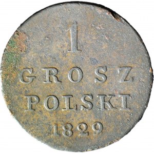 Królestwo Polskie, 1 grosz 1829 FH