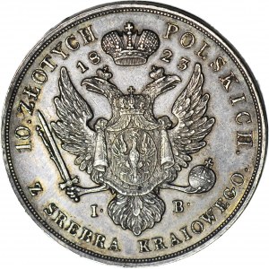 RR-, Królestwo Polskie, Aleksander I, 10 złotych 1823, nakład 1.124 szt., Warszawa