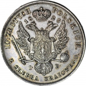 RR-, Królestwo Polskie, Aleksander I, 10 złotych 1823, nakład 1.124 szt., Warszawa