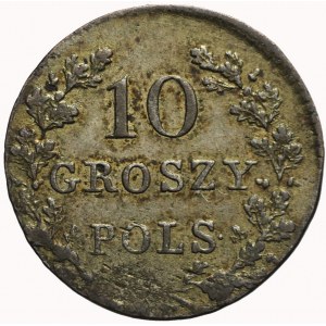 R-, Powstanie Listopadowe, 10 groszy 1831, łapy orła proste