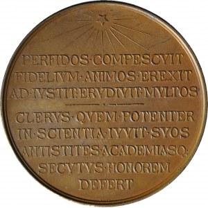 R-, Medaille 1888, Bischof Michael Nowodworski, Bronze 50mm