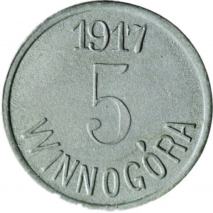 RRR-, Winnogóra, Henryk Mańkowski, 5 fenigów 1917