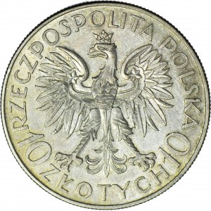 10 złotych 1933, Sobieski, bardzo ładny