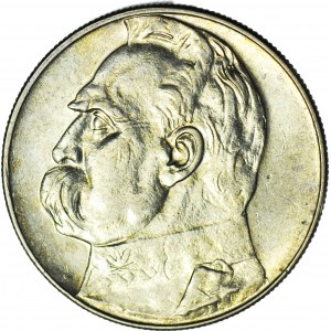 10 złotych 1934 orzeł URZĘDOWY, rzadki, piękny