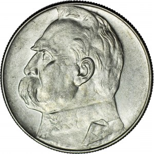 10 złotych 1936, Piłsudski, menniczy