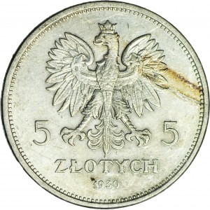 5 złotych 1930, Sztandar, menniczy