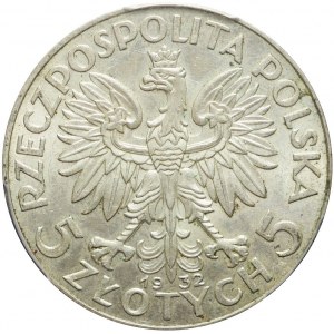 5 złotych 1932, Głowa, Londyn, mennicze