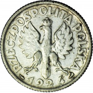 1 złoty 1924 Żniwiarka (Paryż), piękny