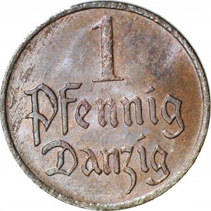 Freie Stadt Danzig, 1 Fenig 1923, geprägt