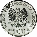 R-, 100 złotych 1988, Powstanie Wielkopolskie, DESTRUKT - wada blachy