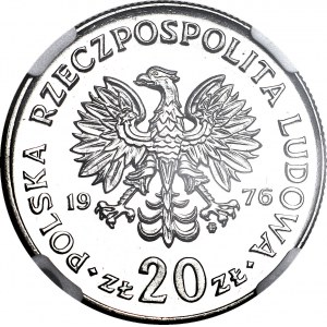 RRR-, 20 złotych 1976, M. Nowotko, PROOFLIKE