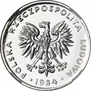 RRR-, 20 złotych 1984, PROOFLIKE, jedyne, pierwszy raz na Onebid