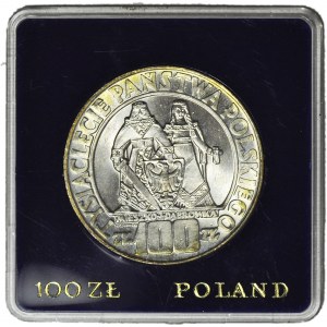 100 złotych 1966, Mieszko i Dąbrówka, oryginalne pudełko