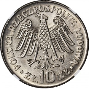 10 złotych 1964, Kazimierz Wielki, wypukły, mennicze