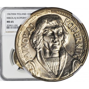 10 złotych 1967, Mikołaj Kopernik, menniczy