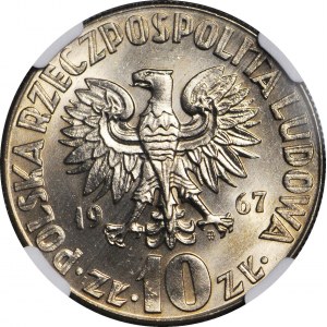 10 złotych 1967, Mikołaj Kopernik, menniczy