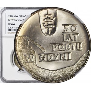 10 złotych 1972, Port w Gdyni, mennicza