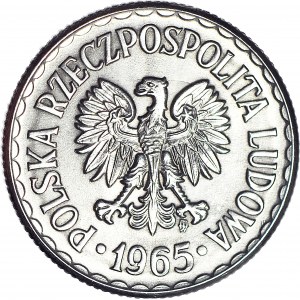 1 złoty 1965, mennicze