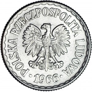 1 złoty 1966, mennicze