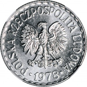 1 złoty 1978, mennicze