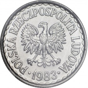 1 złoty 1983, świeży stempel