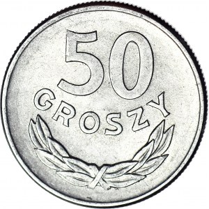 50 groszy 1968, rzadki rocznik, mennicze