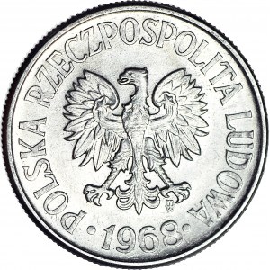 50 groszy 1968, rzadki rocznik, mennicze