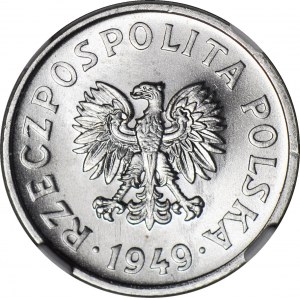 20 groszy 1949, aluminium, mennicze